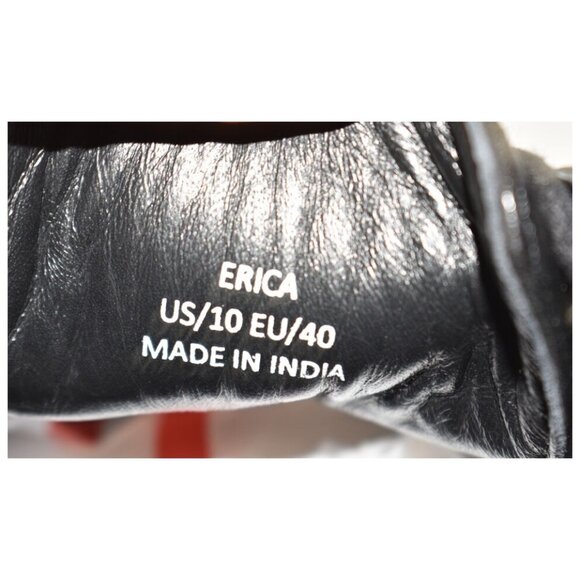 $220 SAINT G Erica Shoes DERBY LOAFFER BLACK LEATHER PLATFORM 10 (DB17) - Picture 8 of 8